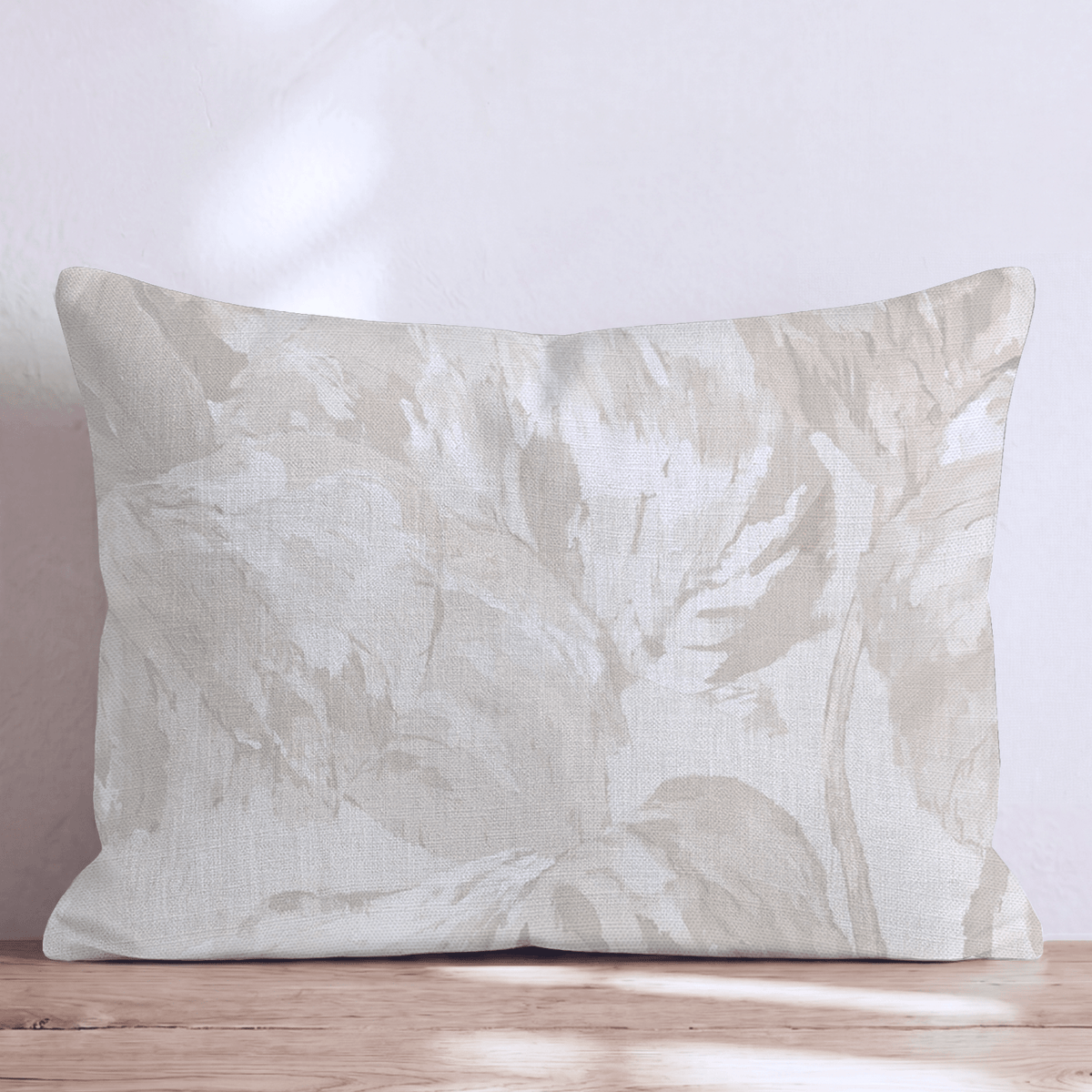 Hattie Palm Wheat Throw Pillow throw pillow - Hillcroft Home