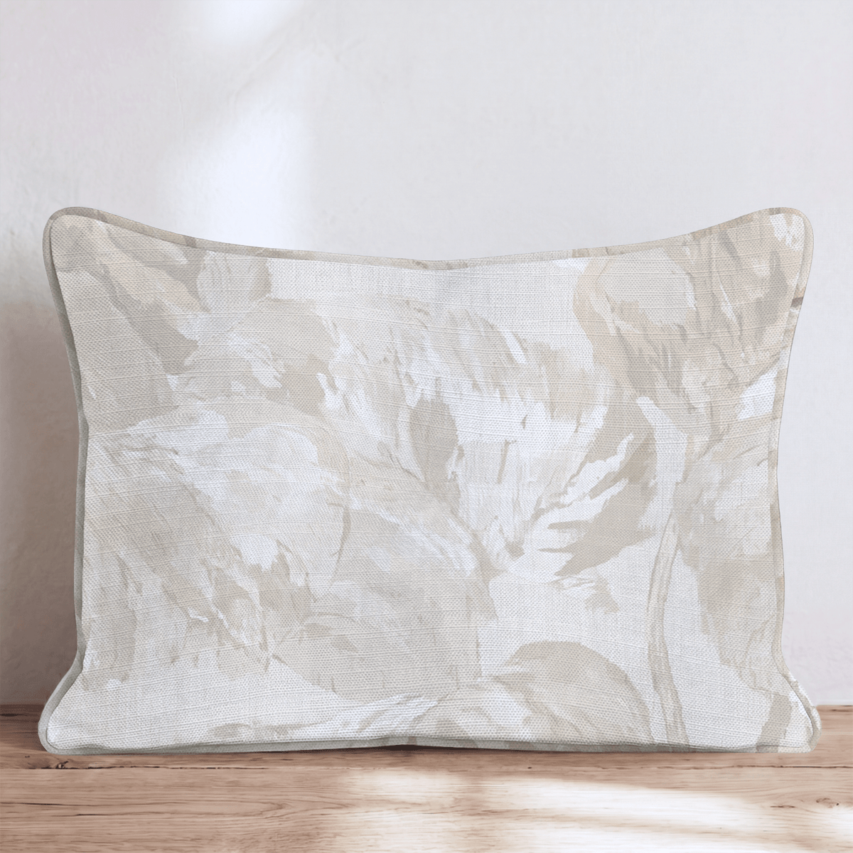 Hattie Palm Wheat Throw Pillow throw pillow - Hillcroft Home