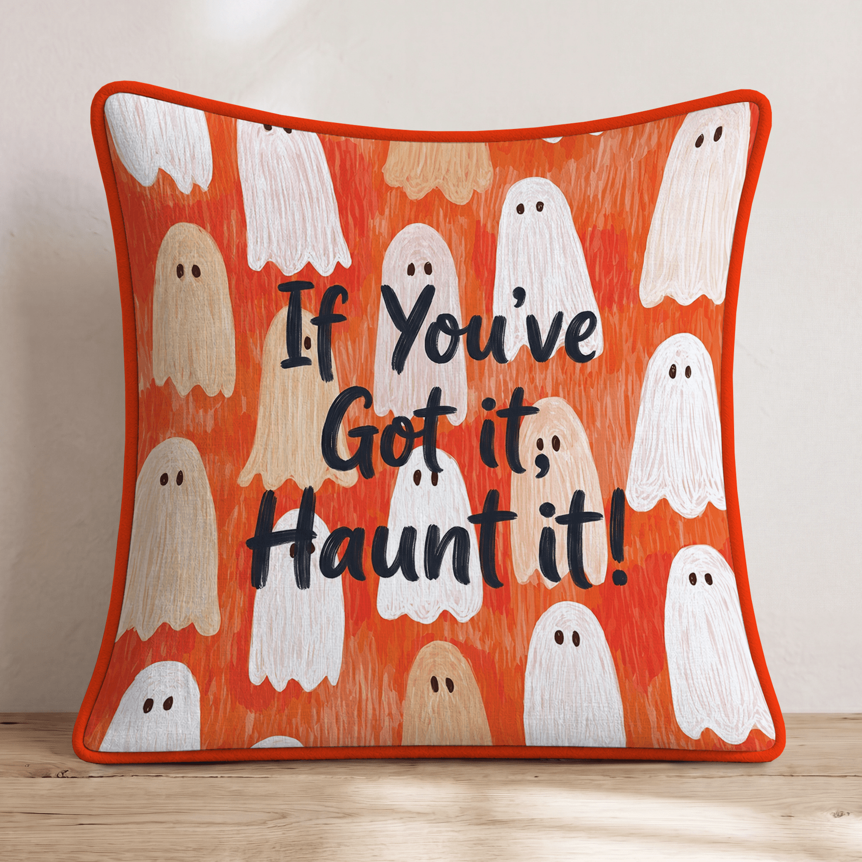Haunt it Throw Pillow - Hillcroft Home