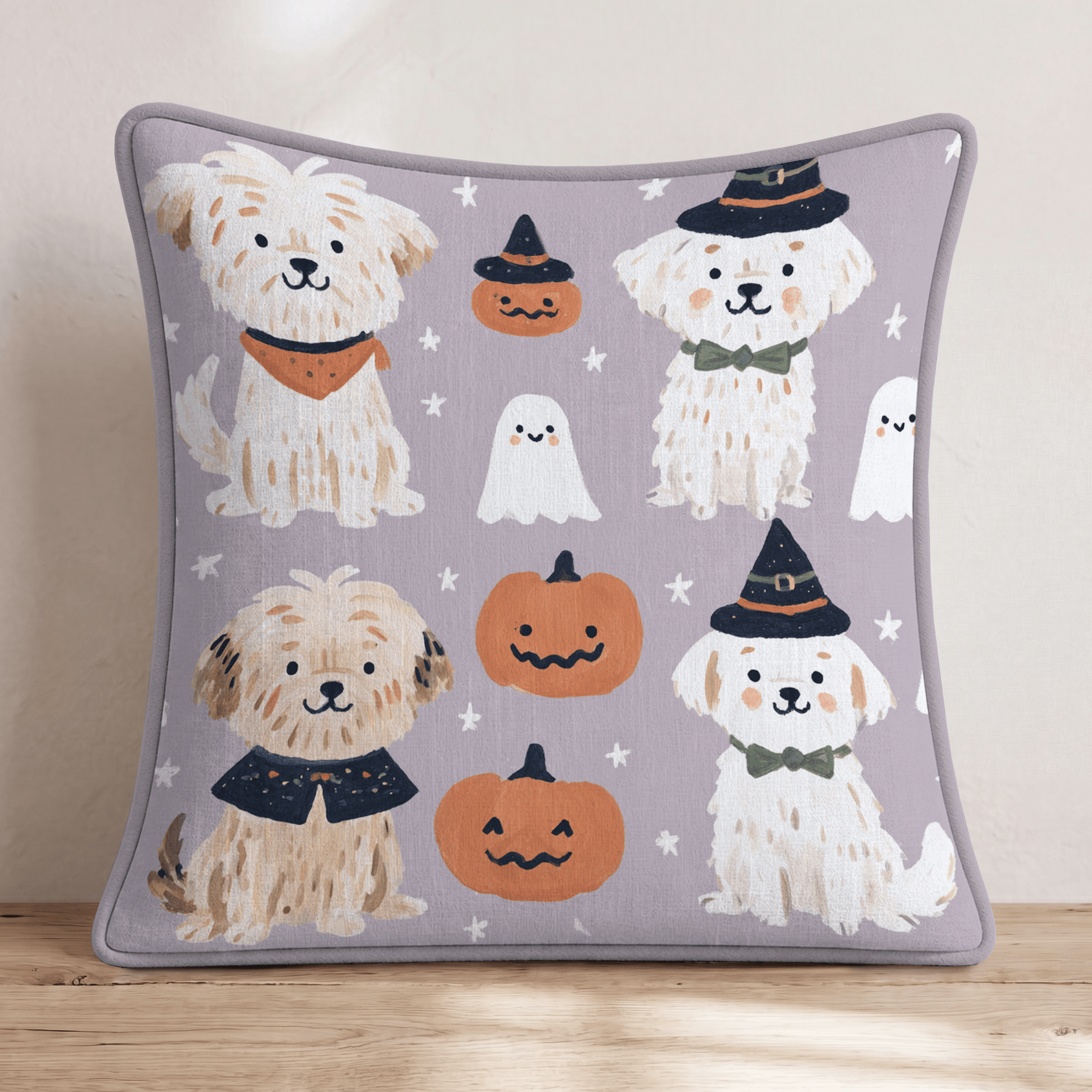 Haunted Pack Throw Pillow - Hillcroft Home