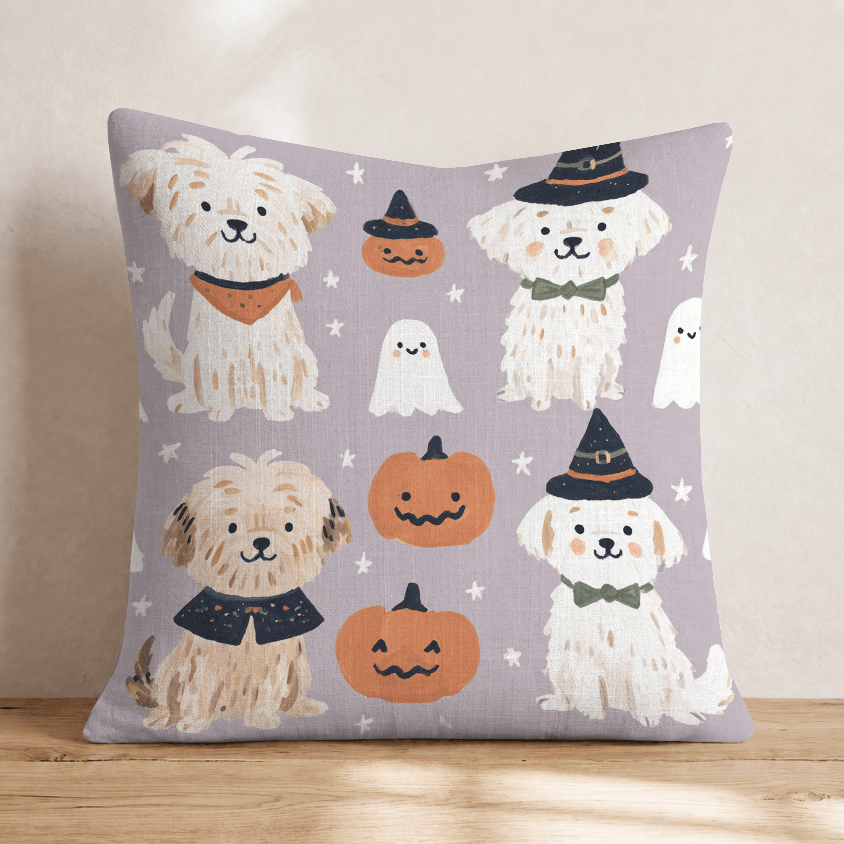 Haunted Pack Throw Pillow - Hillcroft Home
