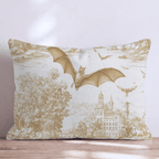 Haunted Woodland Toile Throw Pillow - Hillcroft Home