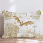 Haunted Woodland Toile Throw Pillow - Hillcroft Home
