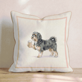 Havanese Coffee Throw Pillow - Hillcroft Home