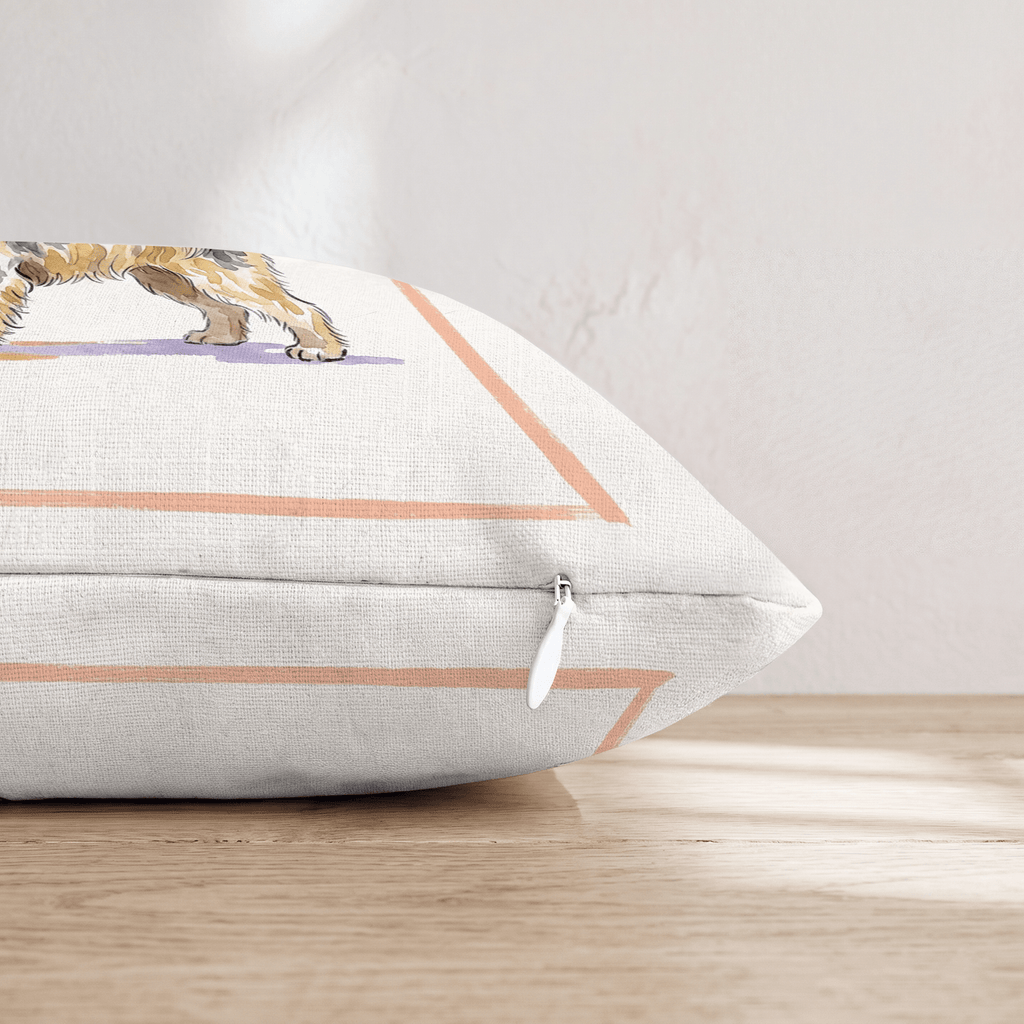 Havanese Lager Throw Pillow - Hillcroft Home