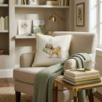 Havanese Matcha Throw Pillow - Hillcroft Home