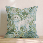 Havanese Power Throw Pillow - Hillcroft Home