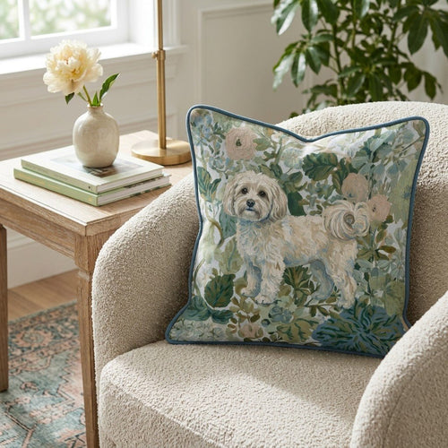 Havanese Power Throw Pillow - Hillcroft Home