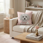 Havenese Portrait Throw Pillow - Hillcroft Home