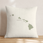 Hawaii State Capital Throw Pillow - Hillcroft Home