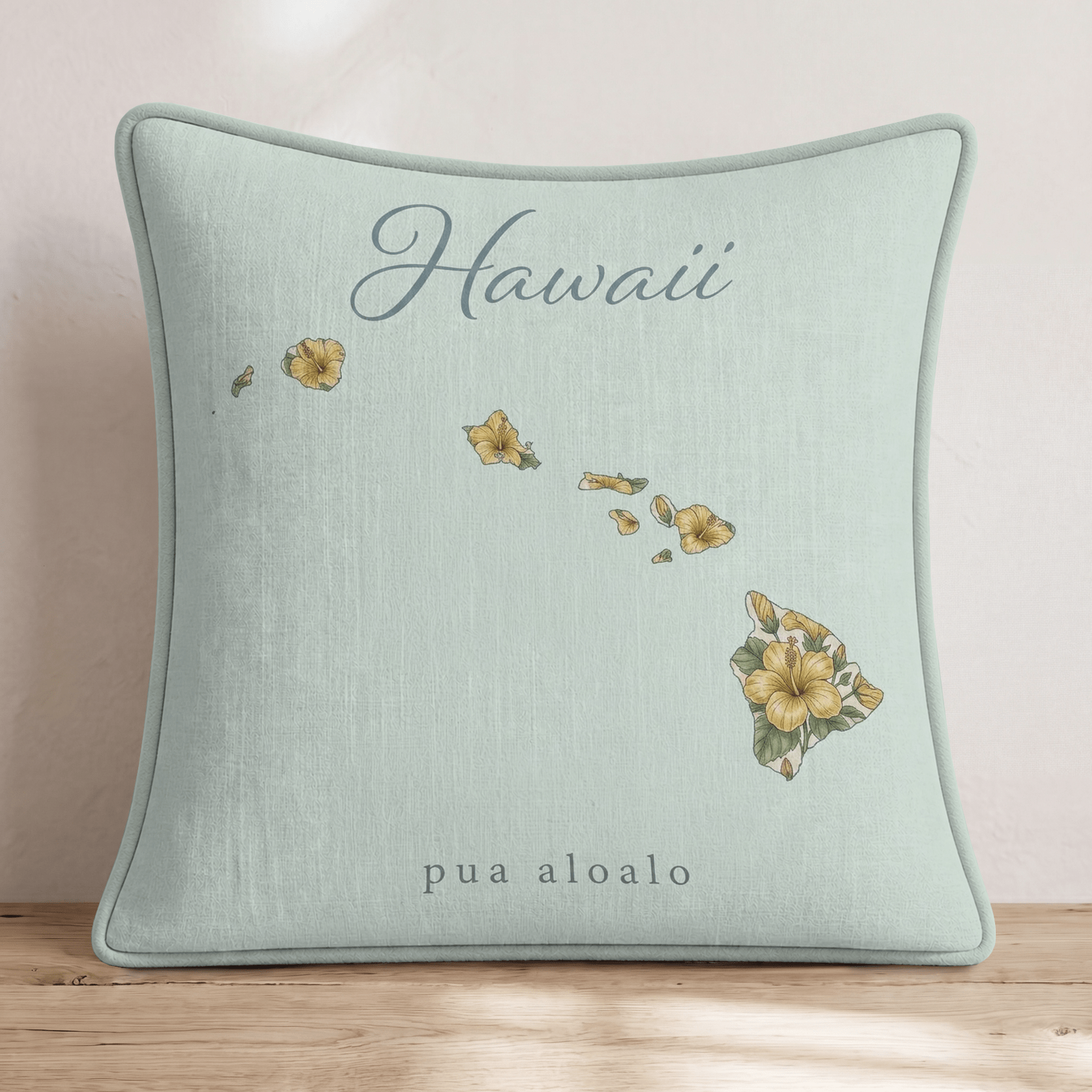 Hawaii State Flower Throw Pillow - Hillcroft Home