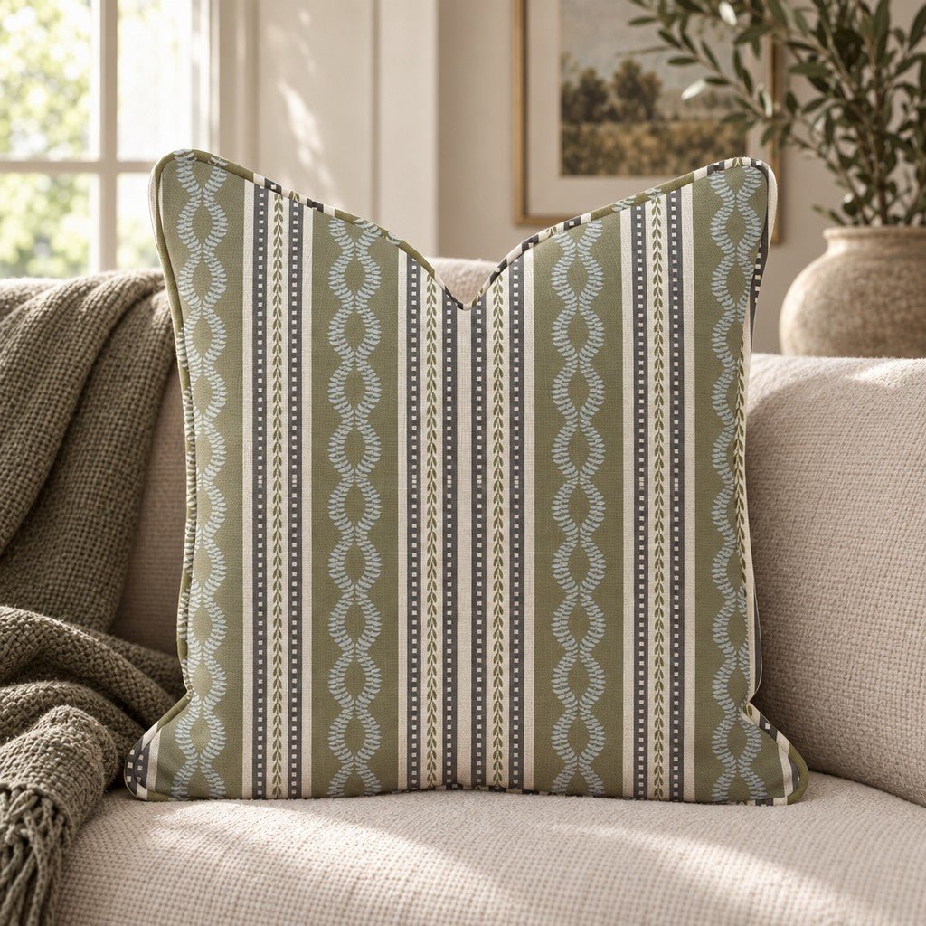 Hawthorne Braid Throw Pillow throw pillow - Hillcroft Home