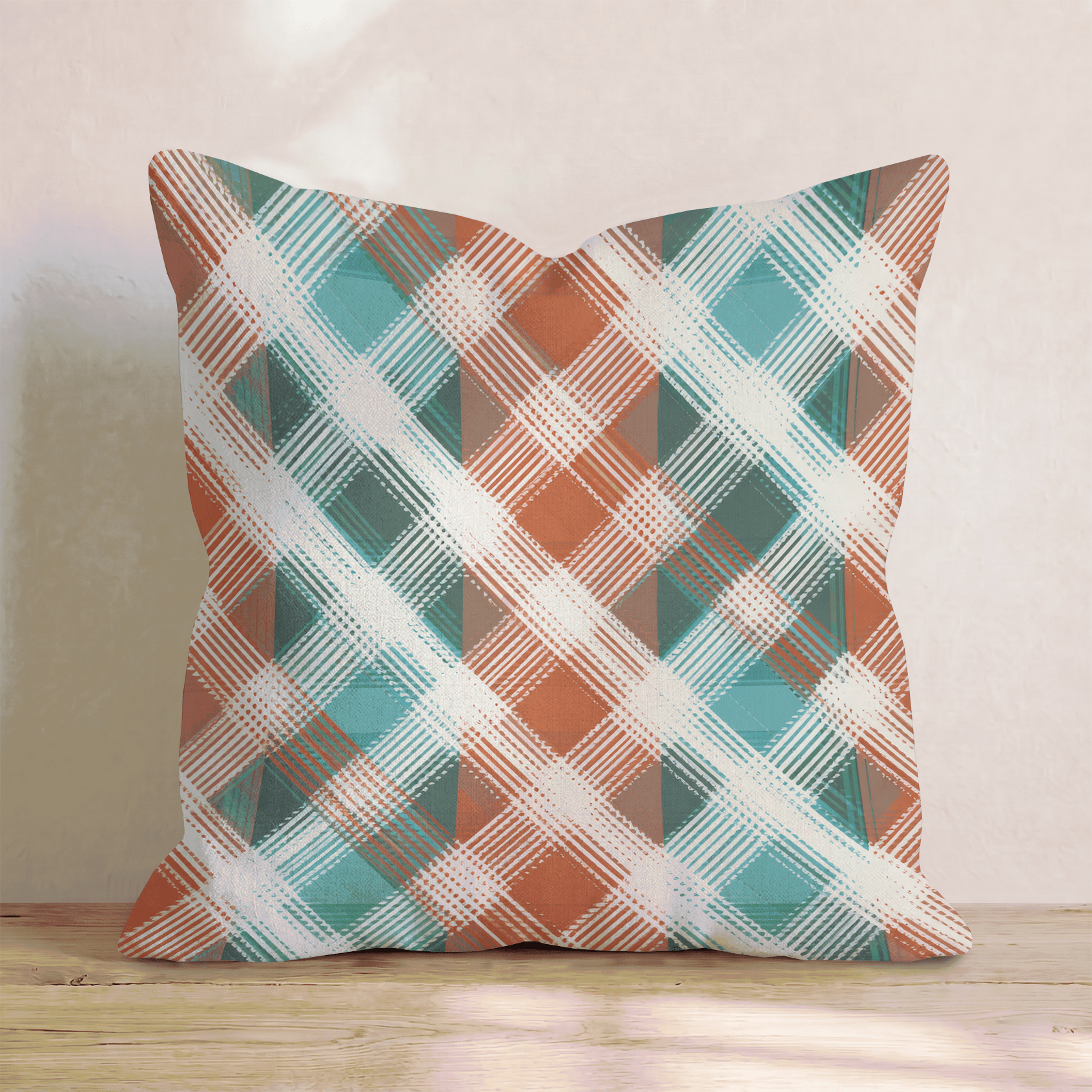 Hazy Square Throw Pillow - Hillcroft Home
