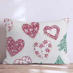 Heart Cookie Holly Classic Throw Pillow - Hillcroft Home