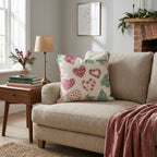 Heart Cookie Holly Classic Throw Pillow - Hillcroft Home
