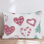 Heart Cookie Holly Classic Throw Pillow - Hillcroft Home