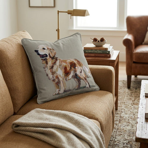 Heart of Gold Throw Pillow - Hillcroft Home