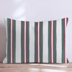 Hearthside Stripe Fir Throw Pillow throw pillow - Hillcroft Home