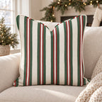 Hearthside Stripe Fir Throw Pillow throw pillow - Hillcroft Home