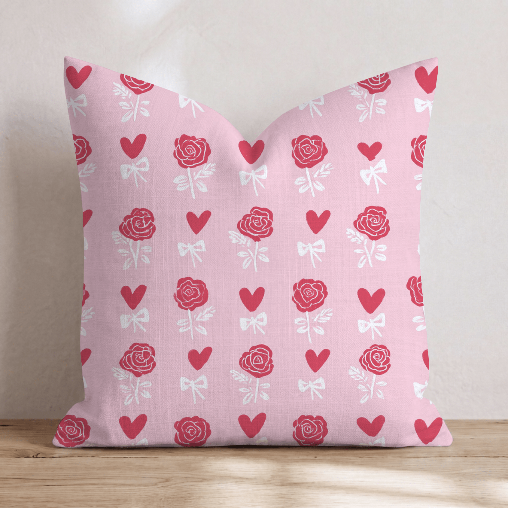 Hearts Aflutter Throw Pillow - Hillcroft Home