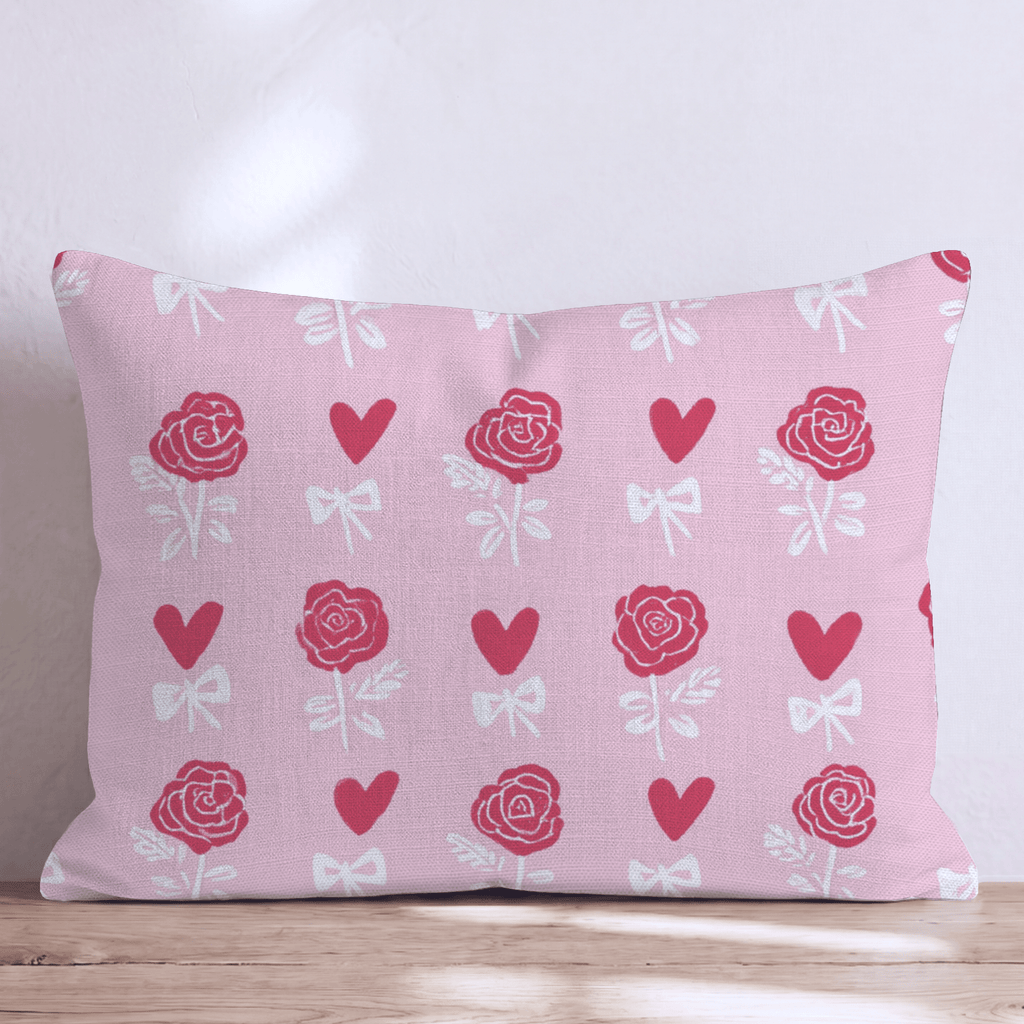 Hearts Aflutter Throw Pillow - Hillcroft Home