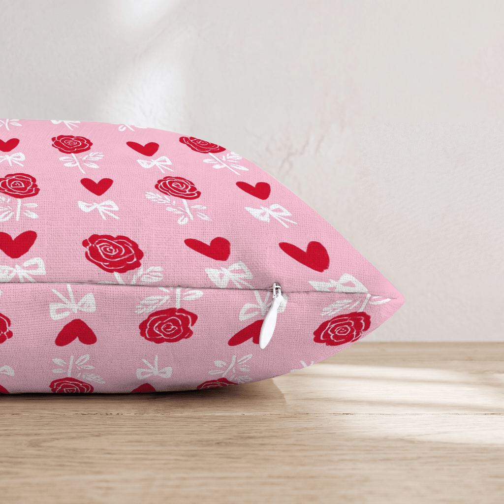 Hearts Aflutter Throw Pillow - Hillcroft Home