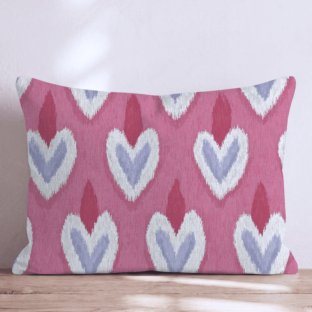 Hearts of Many Throw Pillow - Hillcroft Home