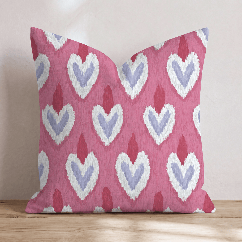 Hearts of Many Throw Pillow - Hillcroft Home