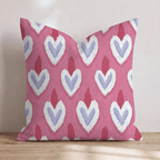Hearts of Many Throw Pillow - Hillcroft Home