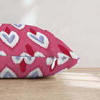 Hearts of Many Throw Pillow - Hillcroft Home