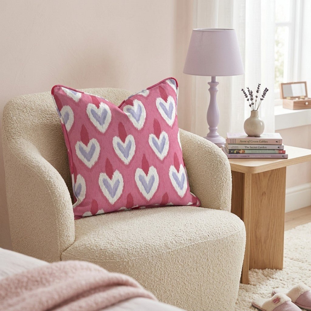 Hearts of Many Throw Pillow - Hillcroft Home
