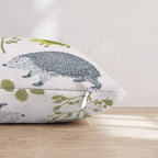 Hedgehog Haven Throw Pillow - Hillcroft Home