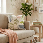 Hedgehog Haven Throw Pillow - Hillcroft Home