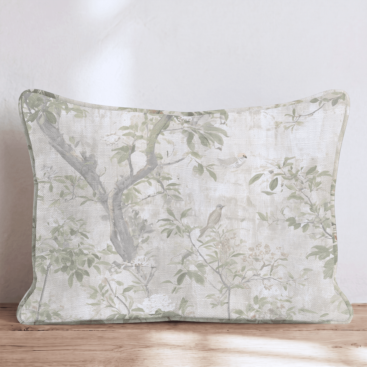Hedgerow Parchment Throw Pillow throw pillow - Hillcroft Home