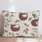 Heirloom Apple Print Throw Pillow - Hillcroft Home