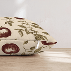 Heirloom Apple Print Throw Pillow - Hillcroft Home