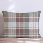 Heritage Autumn Tartan Throw Pillow - Hillcroft Home