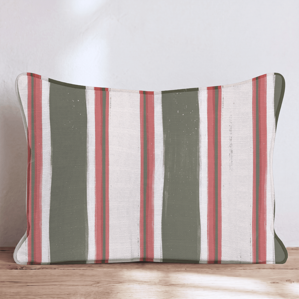 Heritage Awning Olive Throw Pillow throw pillow - Hillcroft Home