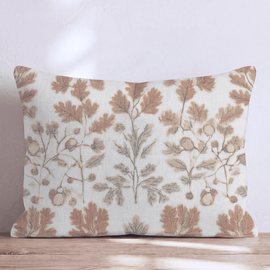 Heritage Foliage Throw Pillow - Hillcroft Home