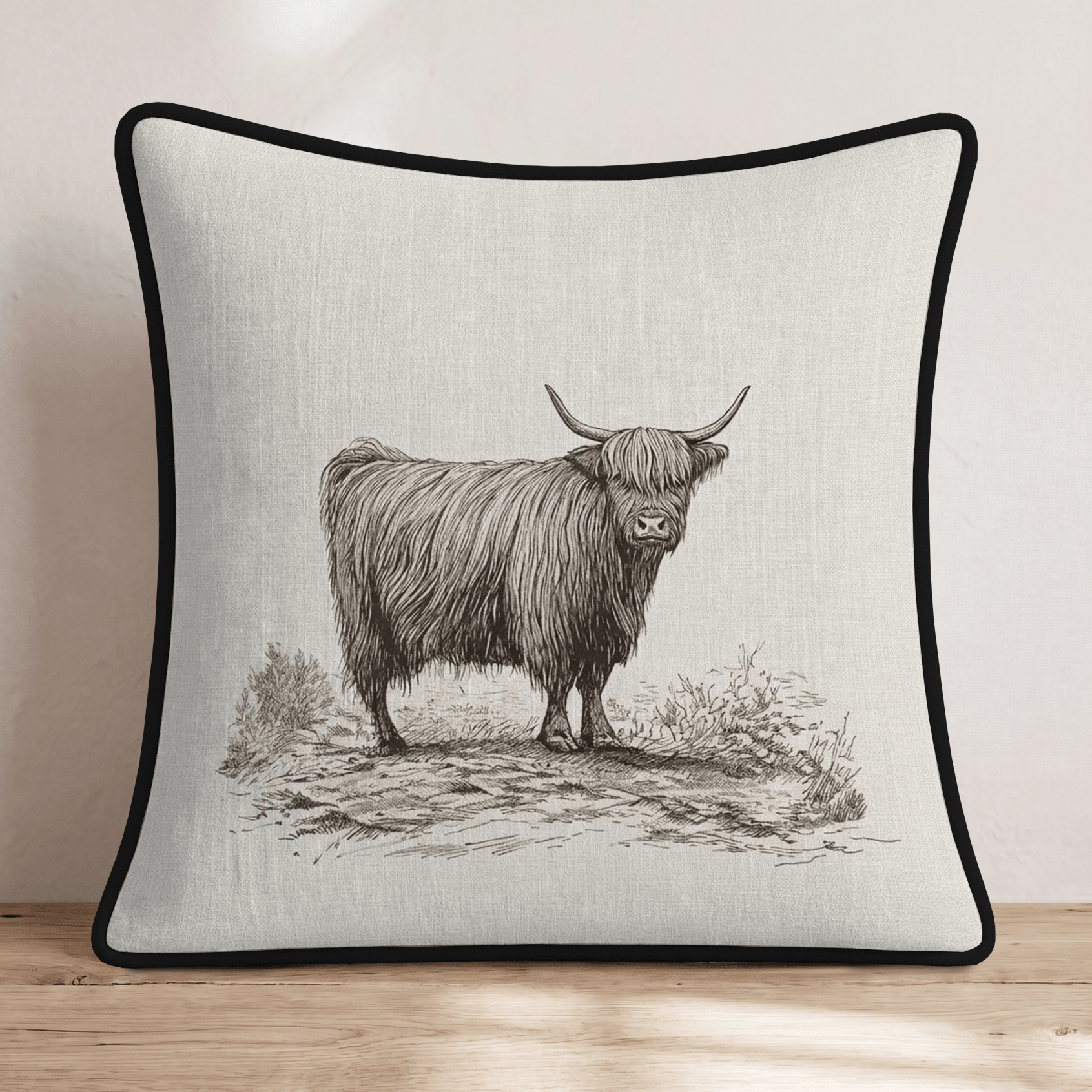 Heritage Highland Throw Pillow - Hillcroft Home