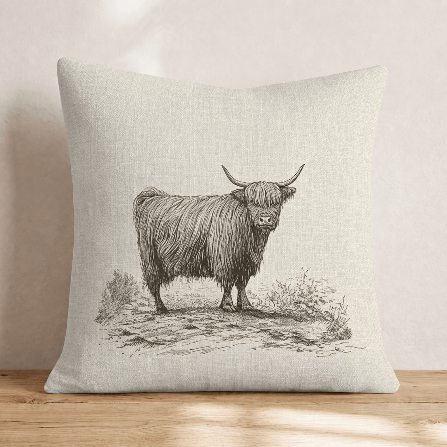 Heritage Highland Throw Pillow - Hillcroft Home