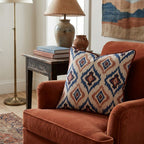 Heritage Warp Throw Pillow - Hillcroft Home