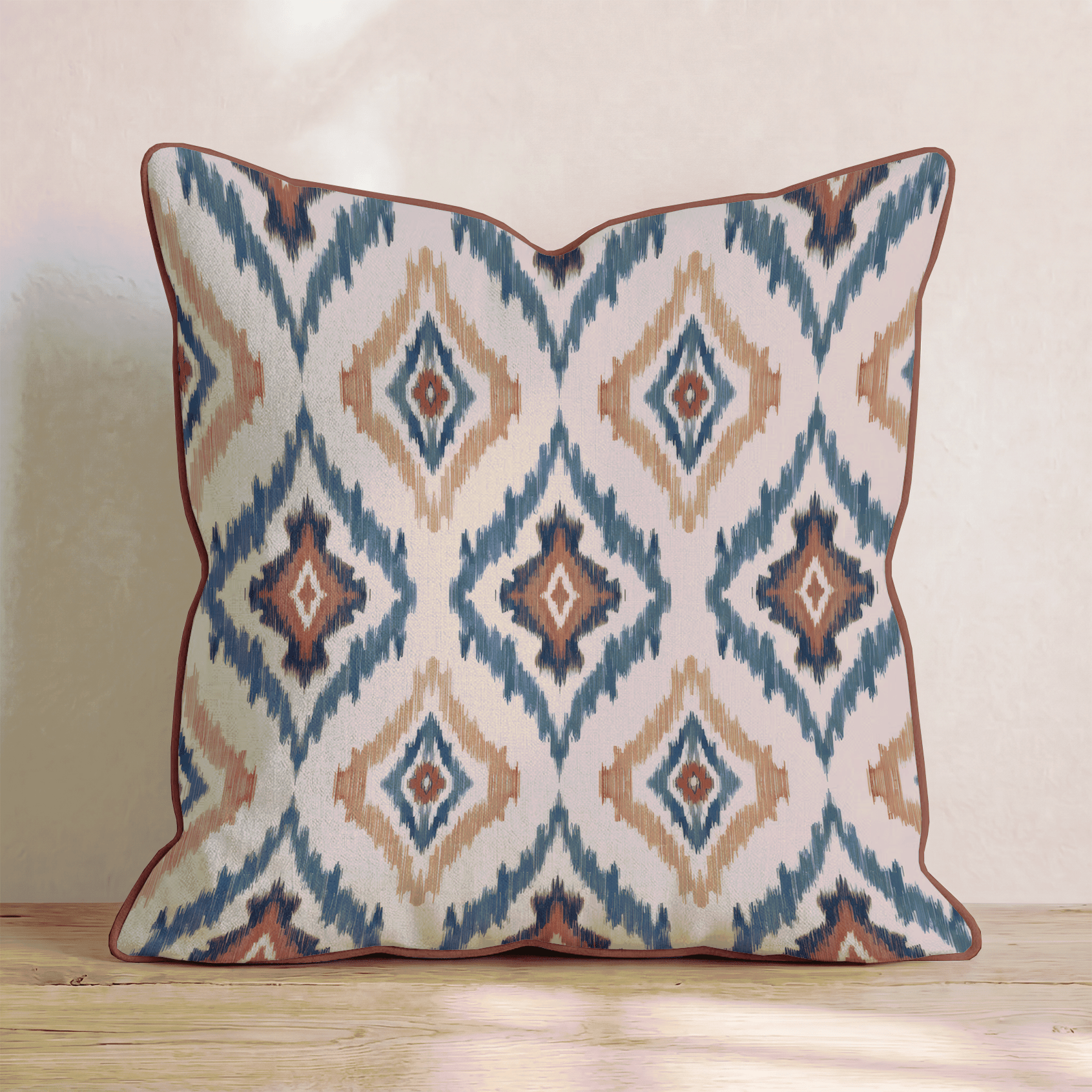 Heritage Warp Throw Pillow - Hillcroft Home