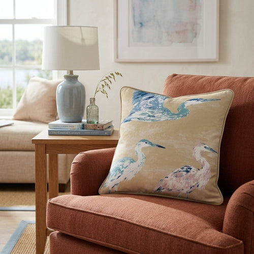 Herons Throw Pillow - Hillcroft Home