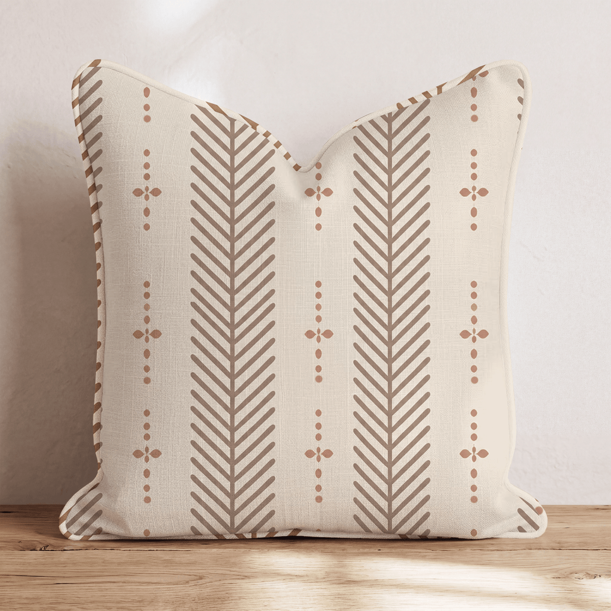 Herringbone Row Throw Pillow throw pillow - Hillcroft Home