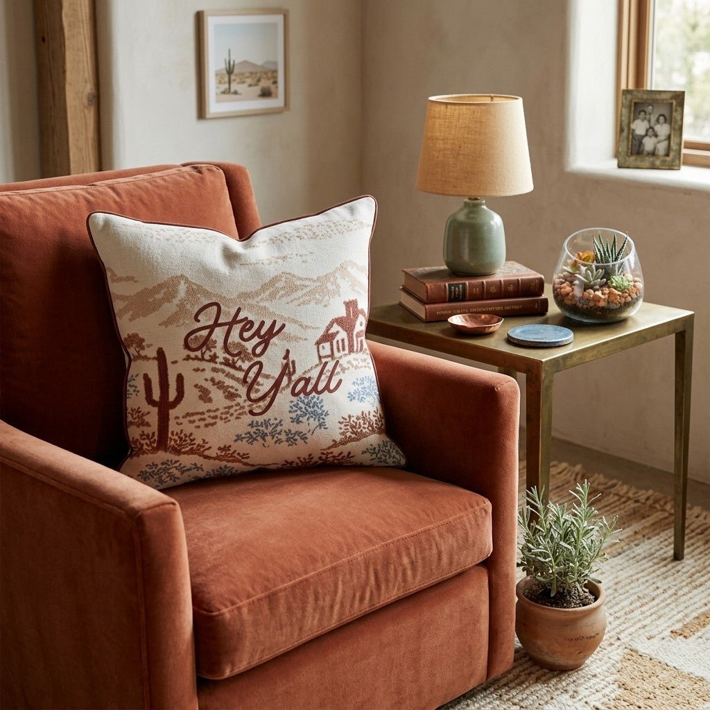 Hey Y_all Throw Pillow - Hillcroft Home