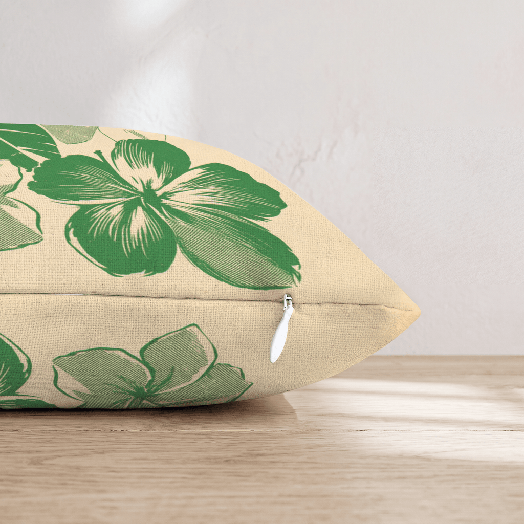 Hibiscus Canopy Throw Pillow - Hillcroft Home