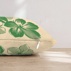 Hibiscus Canopy Throw Pillow - Hillcroft Home