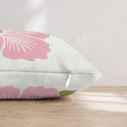 Hibiscus Haven Throw Pillow - Hillcroft Home