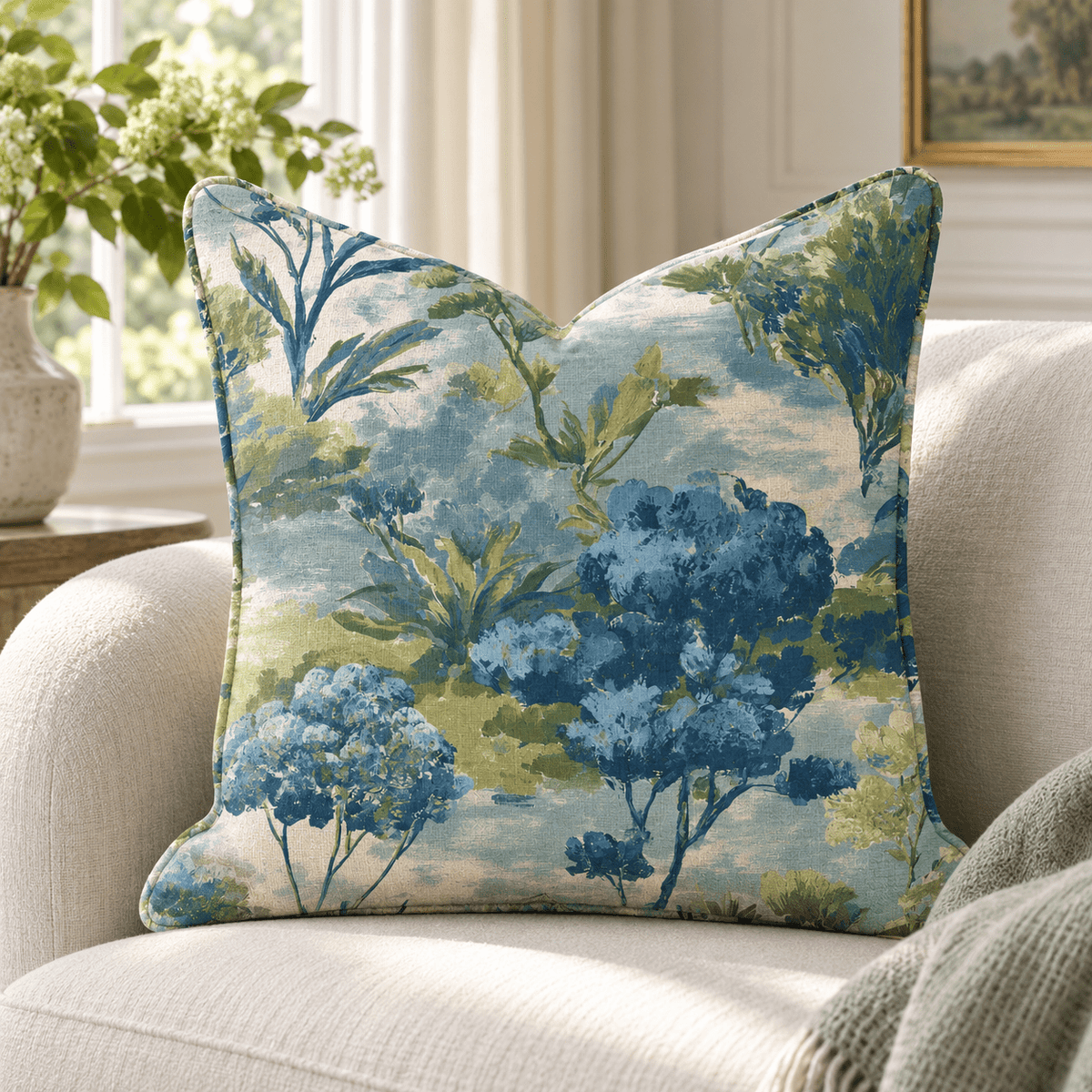 Hidden Meadow Throw Pillow throw pillow - Hillcroft Home